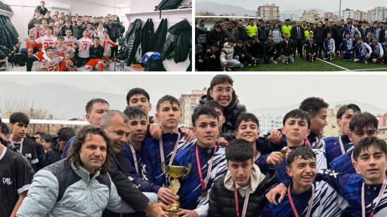 Kavga çıkan maçta kupayı birlikte kaldırdılar