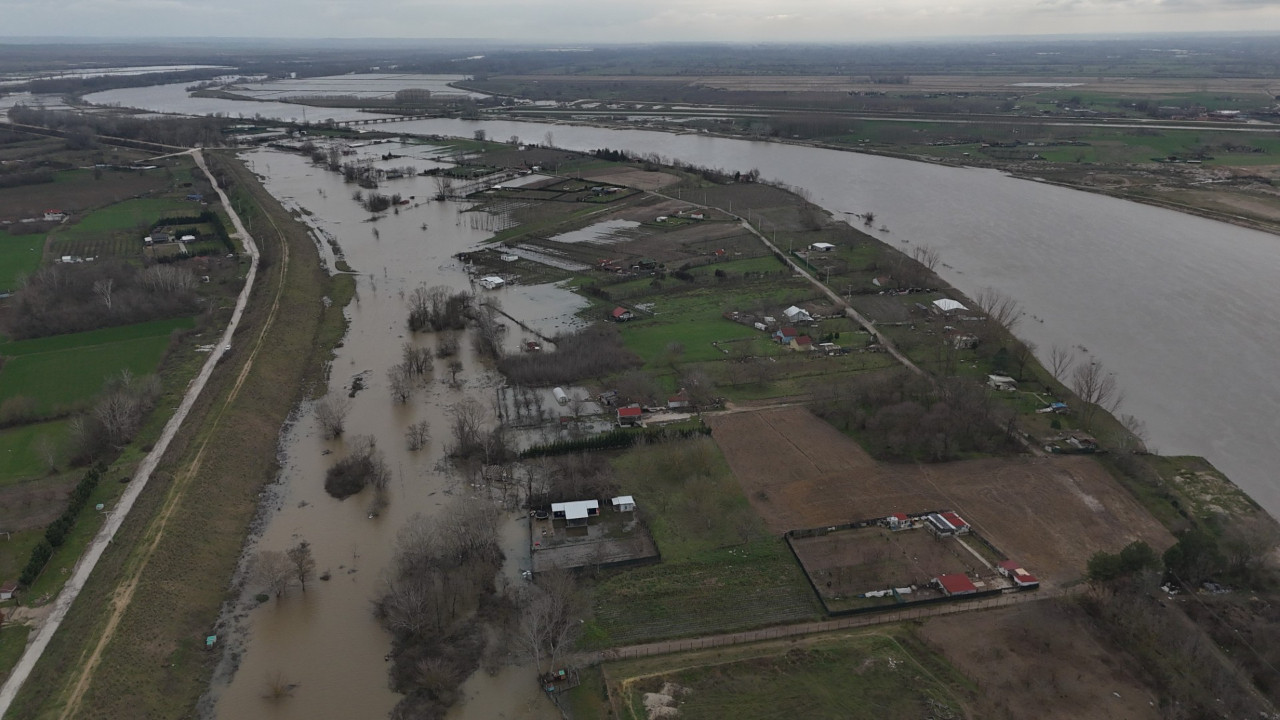 Meriç çekildi, hasar ortaya çıktı