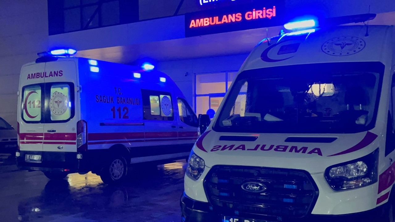 Tarım işçilerini taşıyan minibüs direğe çarptı: 15 yaralı