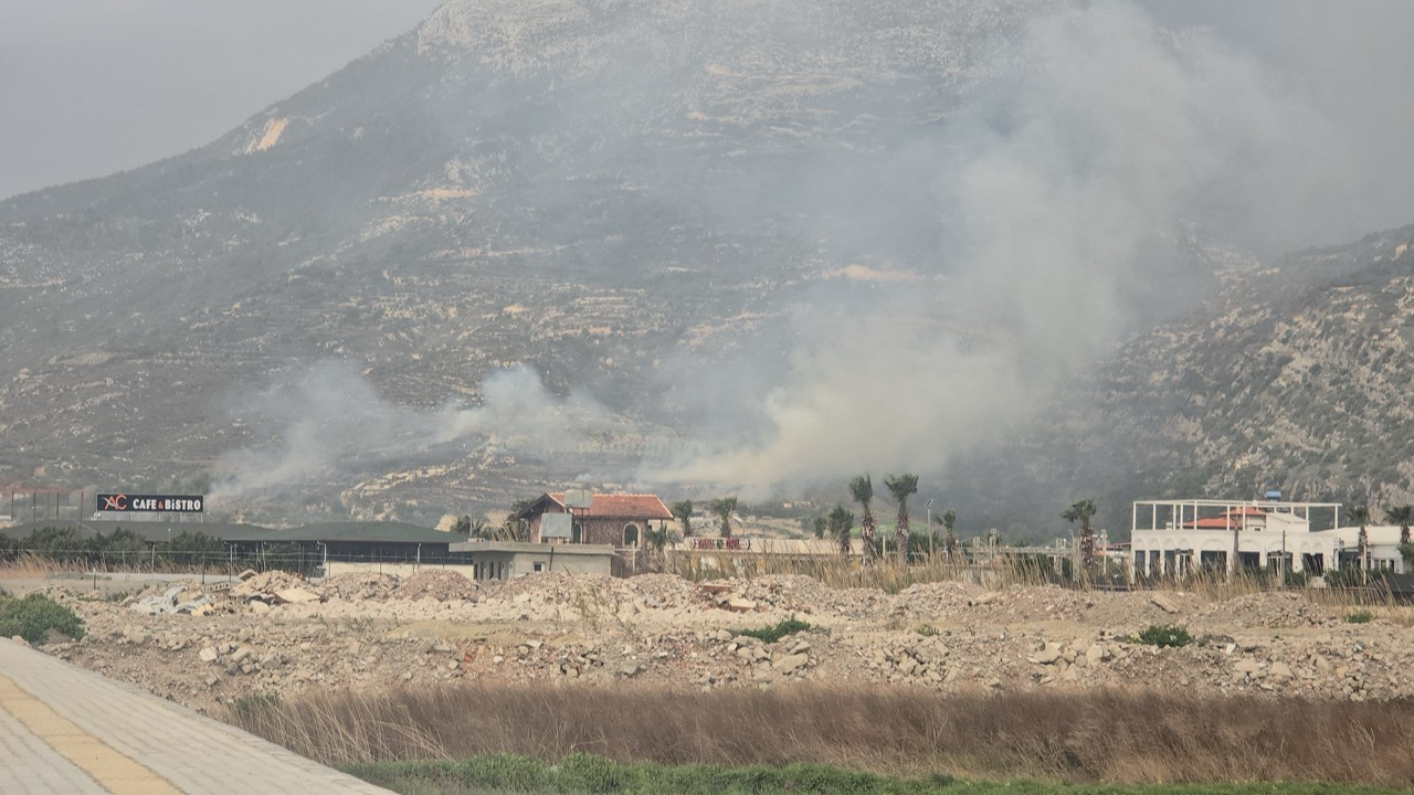 Hatay'da yangın: Tarihi alanlar ziyarete kapatıldı