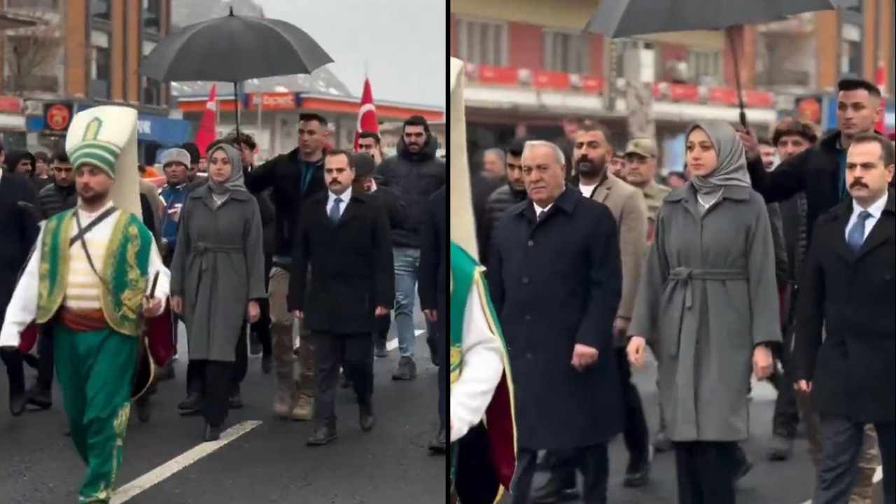 Kaymakamdan şemsiye mesajı: Üzüntü duydum