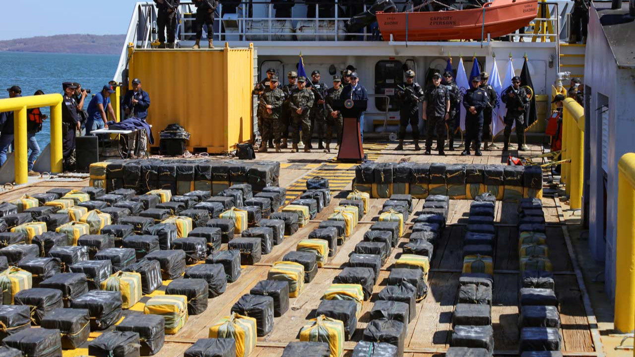 6,6 ton kokain yakalandı