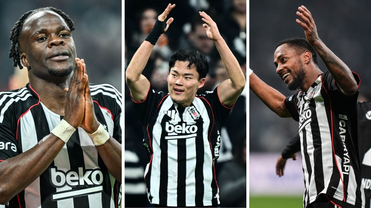 Beşiktaş'ta Murillo ve Olaitan siftah yaptı: Oh '3'te 3' dedi