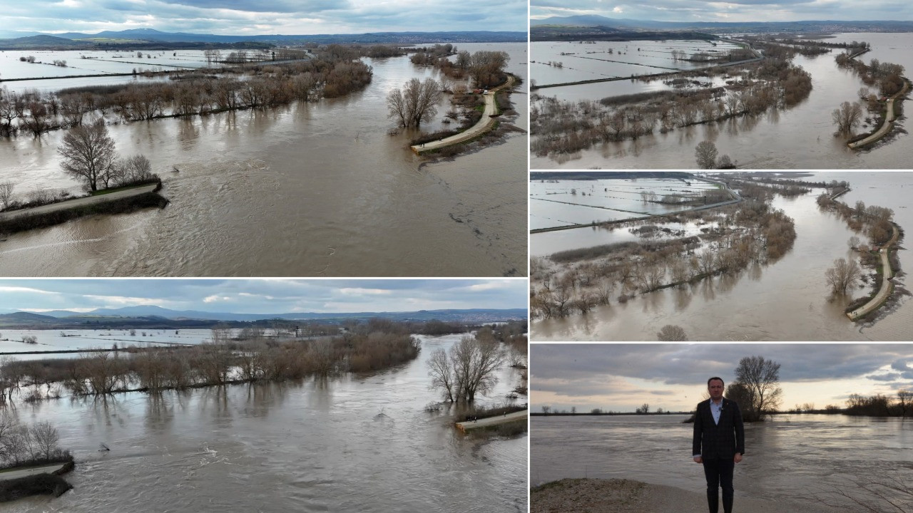 Mavi Sed yıkıldı yüzlerce dönüm tarım arazisi sular altında