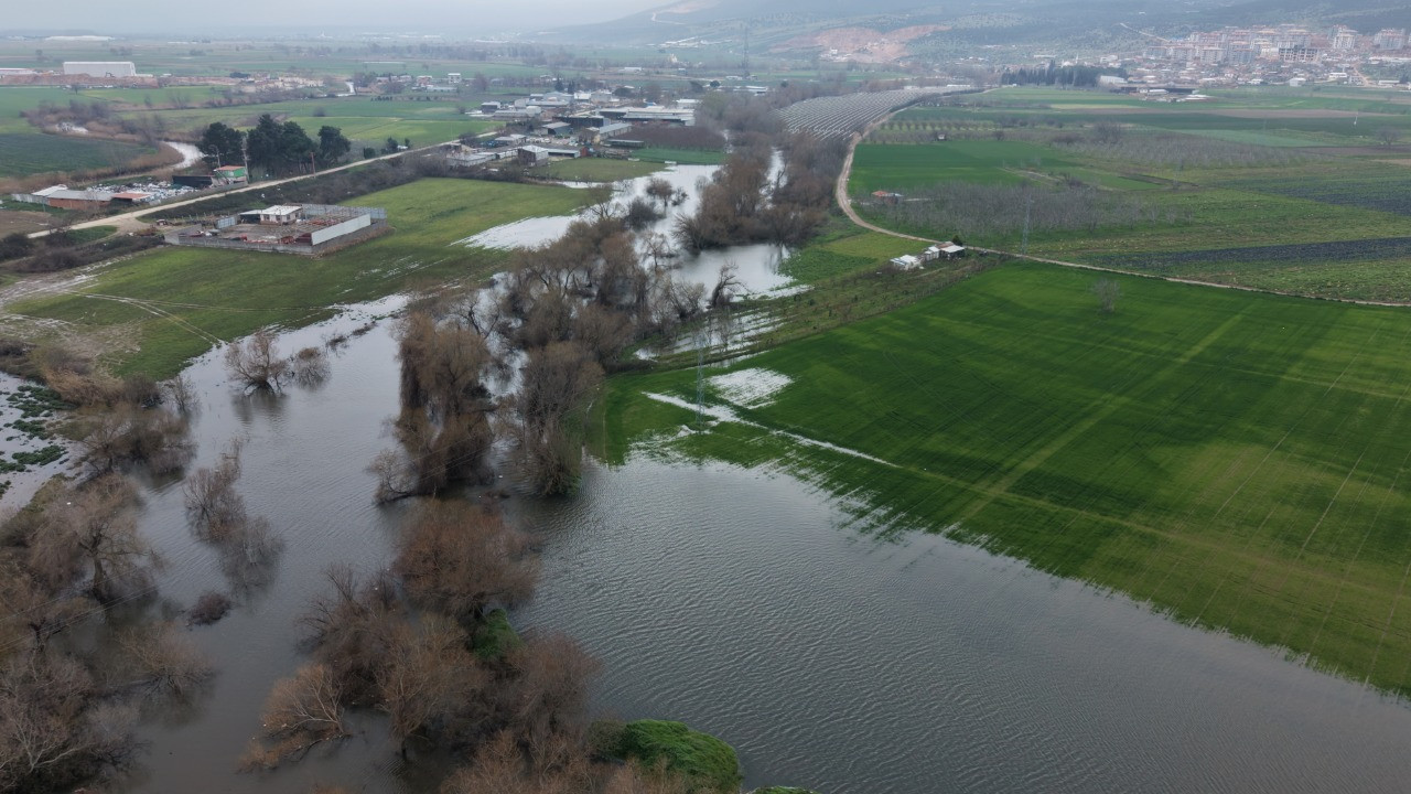 Karacabey Ovası su altında kaldı