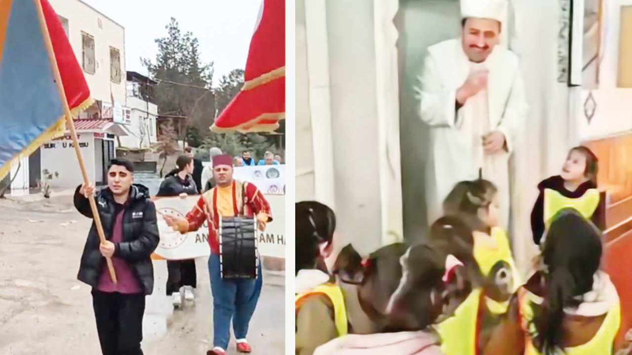 Anaokulu öğrencileri camiye götürüldü