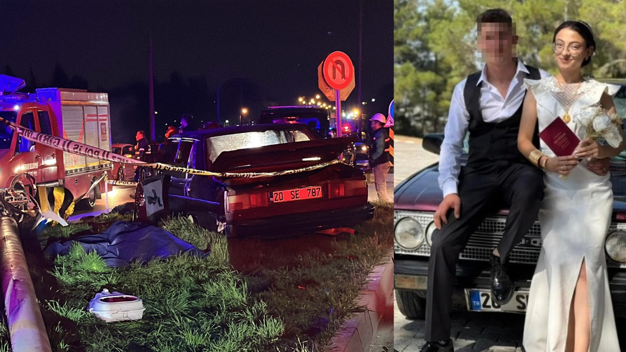 Burdur'da feci kaza: 6 ay önce evlenen genç çifti ölüm ayırdı