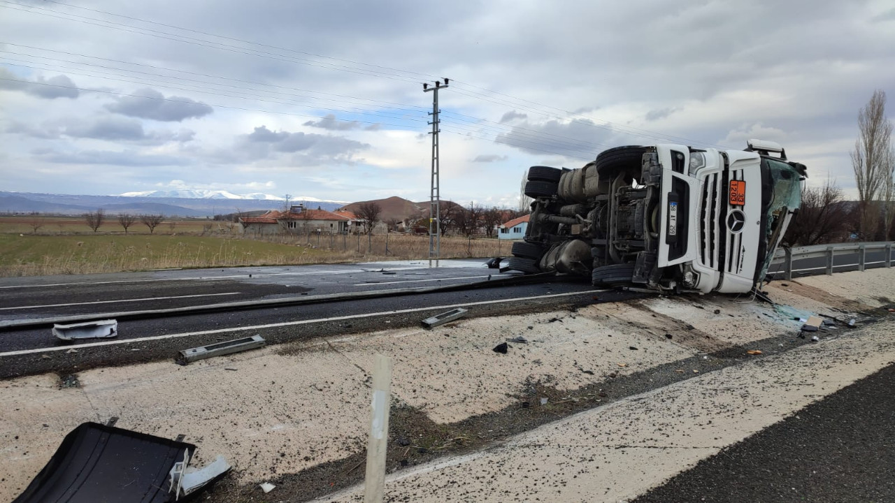 Kayseri'de faciadan dönüldü