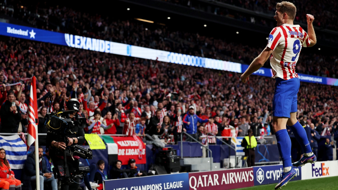 Sörloth hat-trick yaptı, Atletico Madrid son 16 biletini kaptı: 4-1