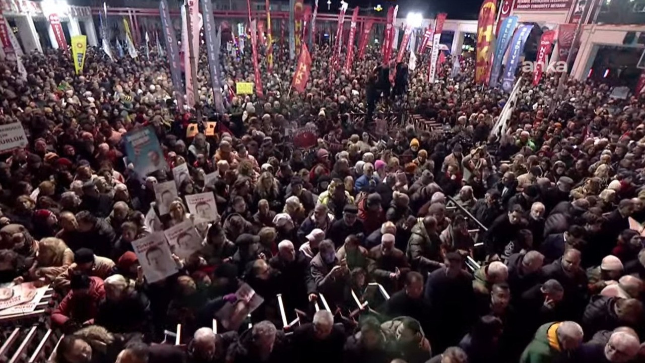 CHP'den Bakırköy mitingi: On binler bir arada