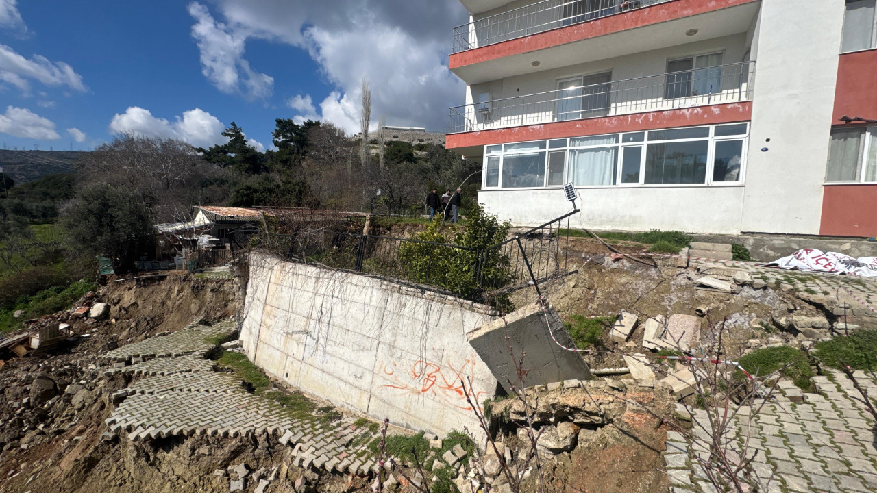 İzmir'de heyelan felaketi: 25 kişi günlerdir evine dönemiyor