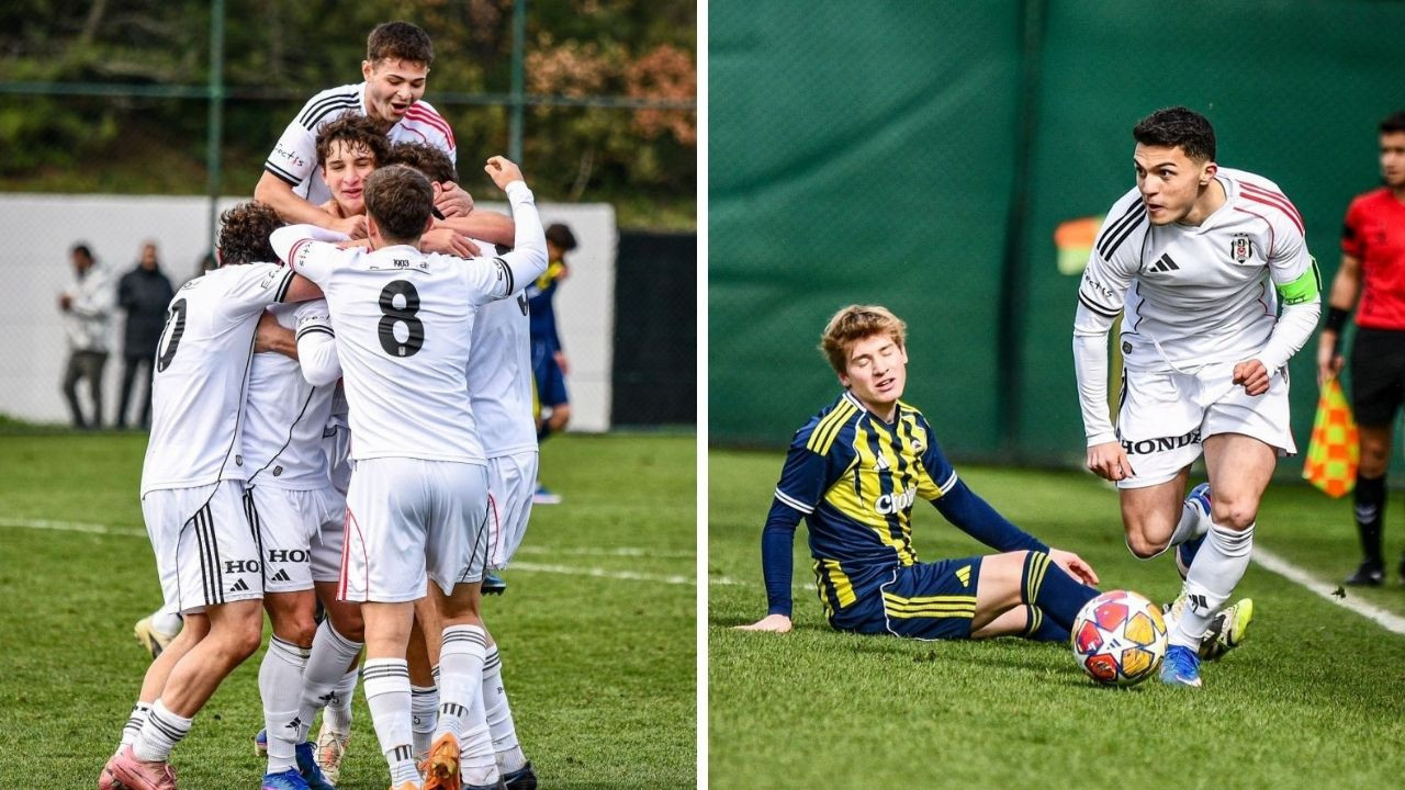U19 derbisinde Beşiktaş'tan Fenerbahçe'ye dev fark: 5-0