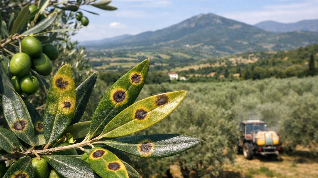 Zeytinde büyük risk: Halkalı leke alarmı