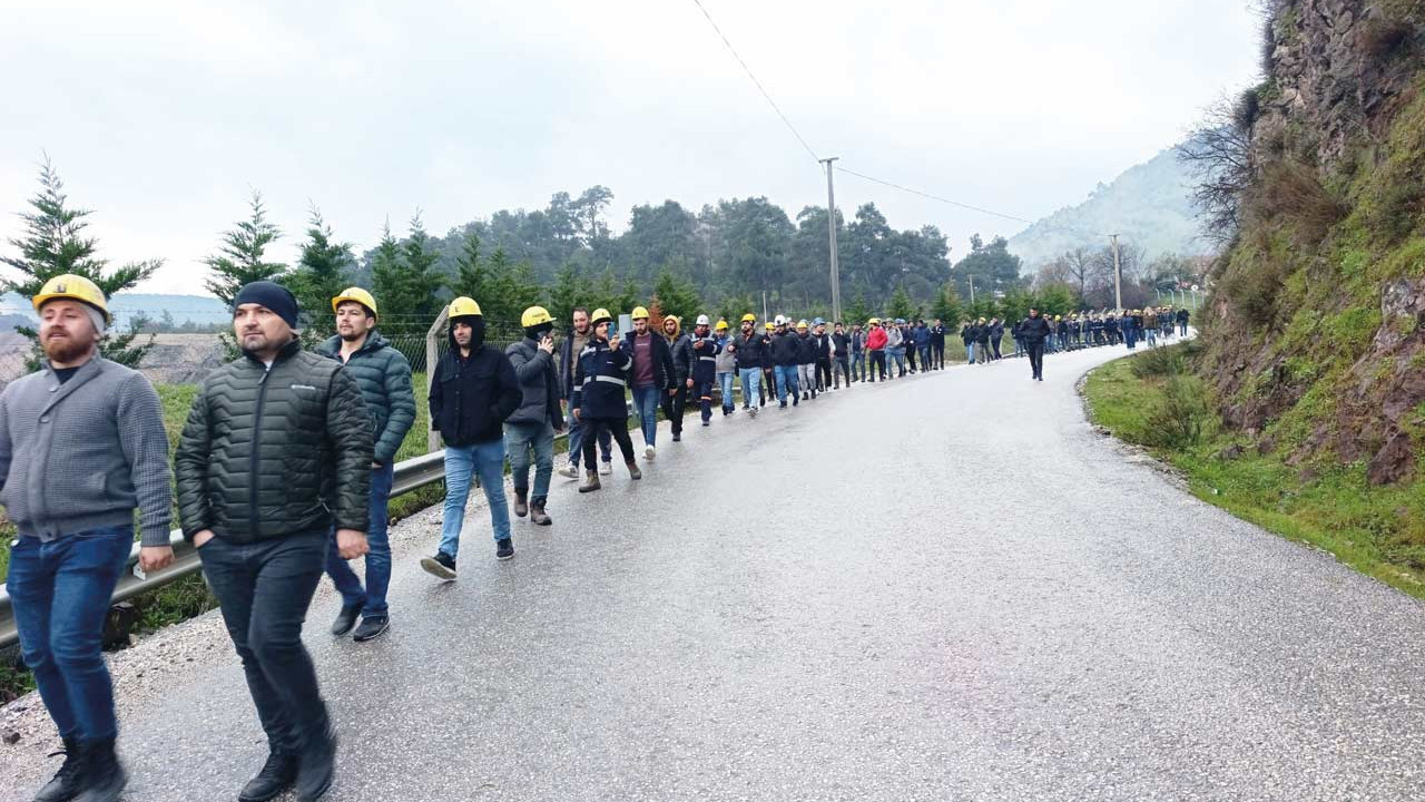 Madenci hakları için yola düştü