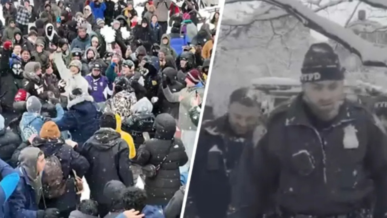 New York’ta kartopu savaşı kontrolden çıktı: Belediye Başkanı ve polis karşı karşıya