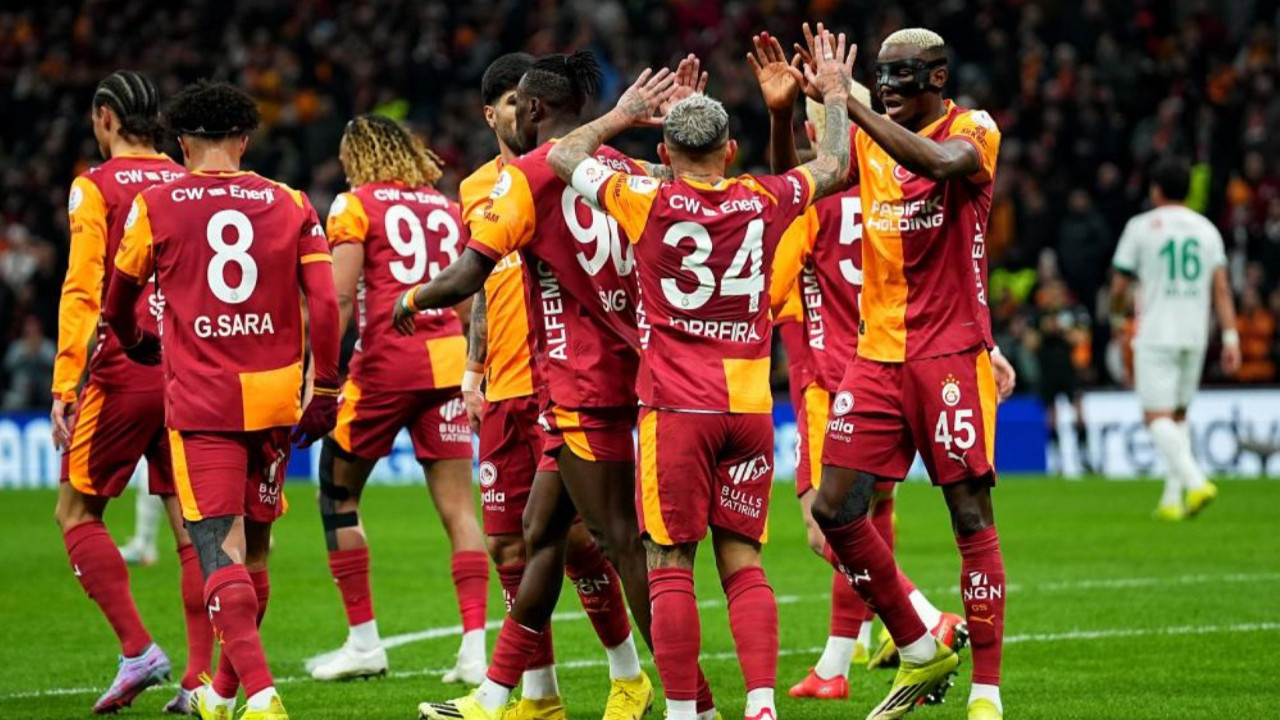 Galatasaray, Beşiktaş derbisine lider gidiyor! Alanyaspor'u RAMS Park'ta geçtiler: 3-1