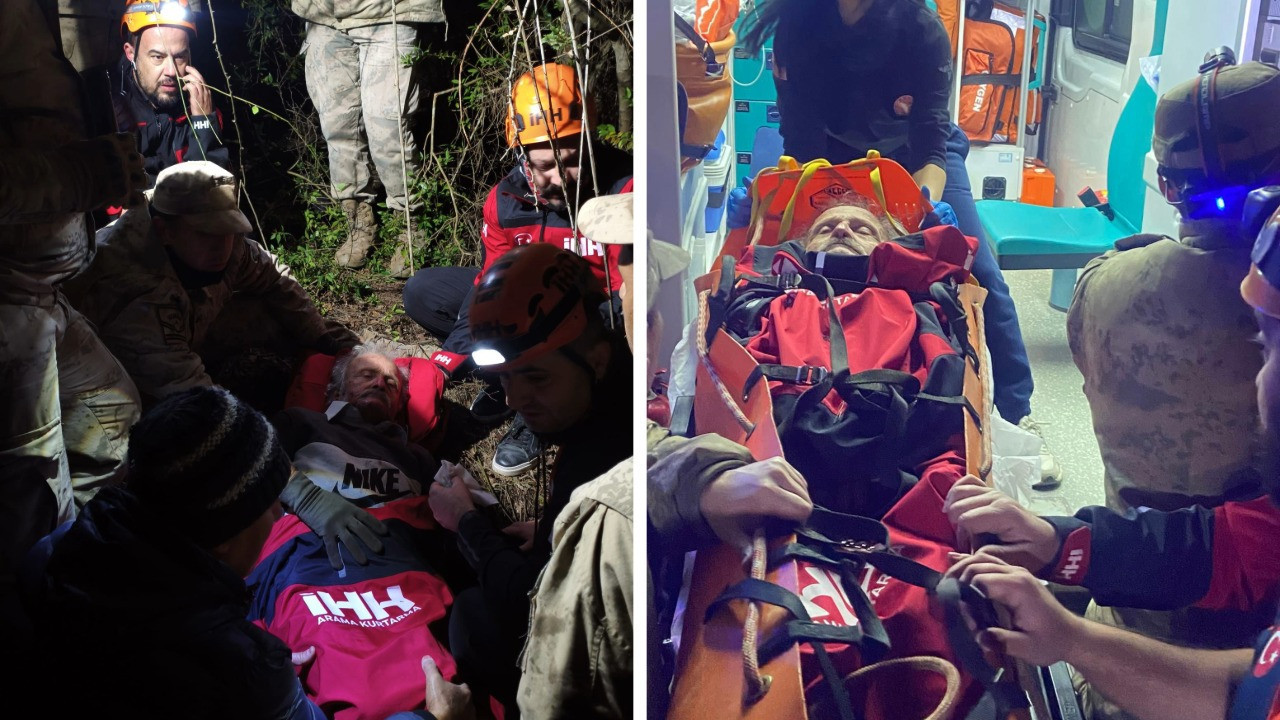 Kaybolan yaşlı adam ormanda bulundu