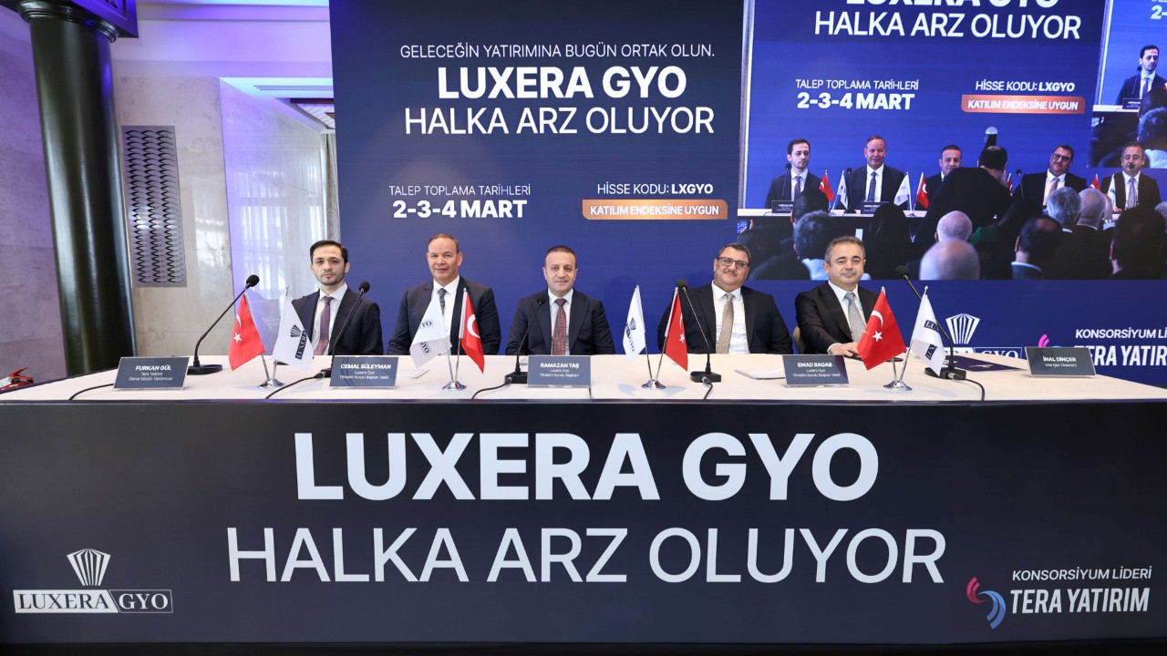 Luxera GYO halka arzında talep toplama başladı