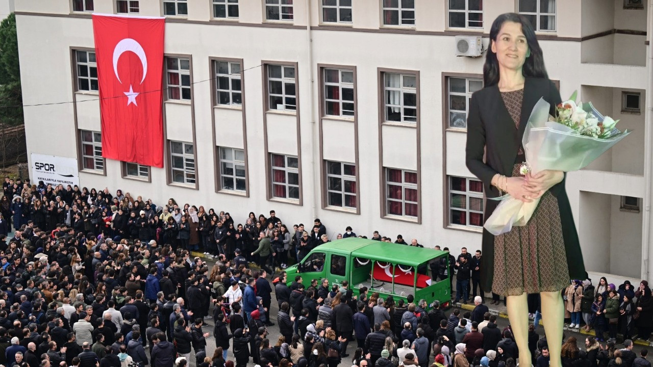 Eğitimciler ayakta... Fatma Nur öğretmenin cenazesinde bakan yardımcısına protesto