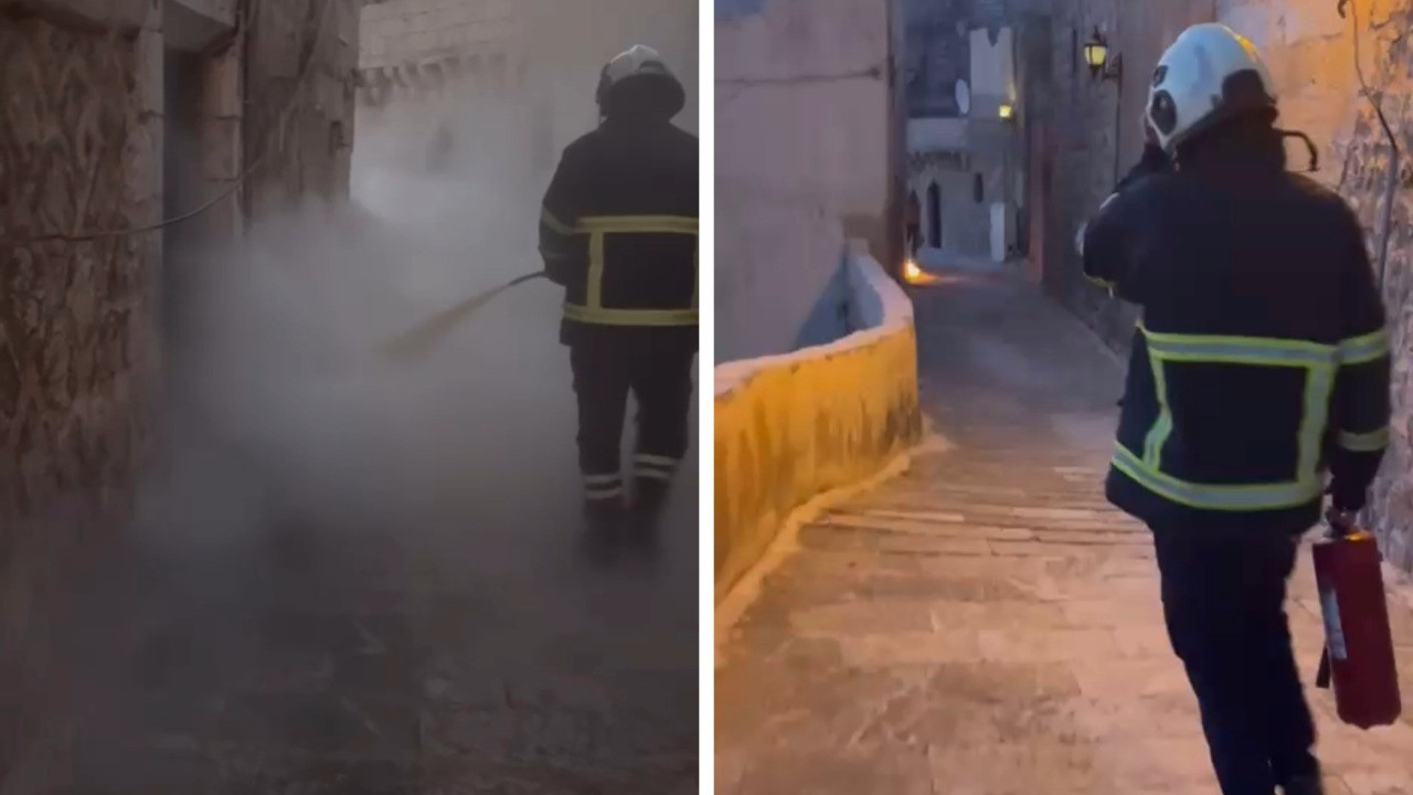 Mutfak tüpü evi yaktı