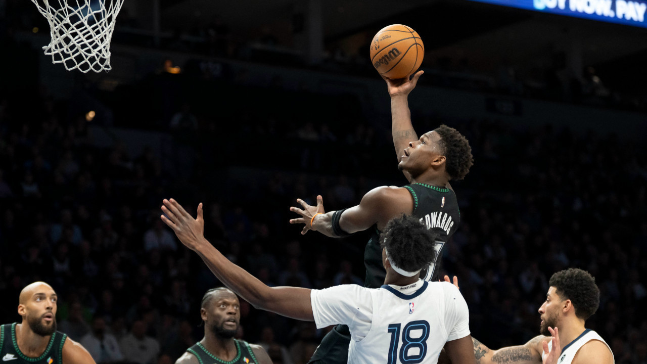 Anthony Edwards 41 sayıyla şov yaptı: Minnesota, Memphis'i geçti