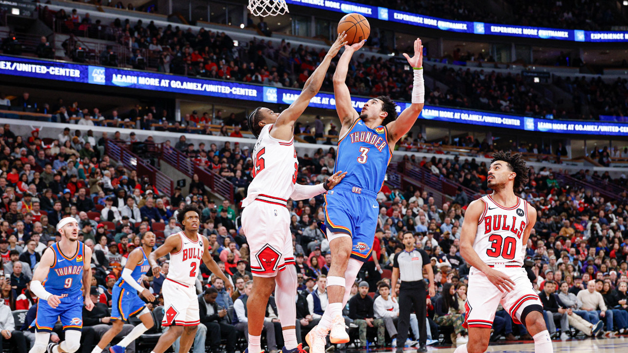 Oklahoma City, Chicago Bulls’u Shai Gilgeous-Alexander olmadan devirdi