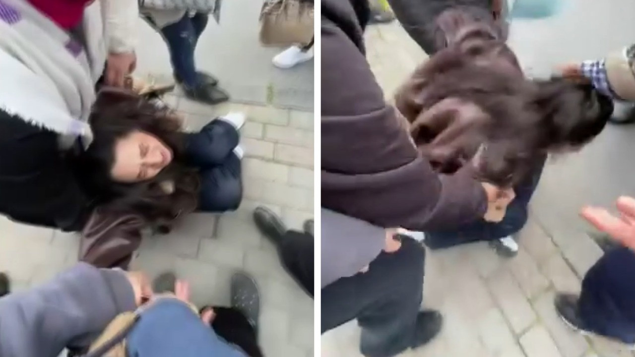 Ayrılan kadını okulun önünde vurdu