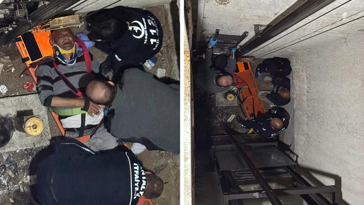 Asansörün kapısı açılınca 5 metreden düştü