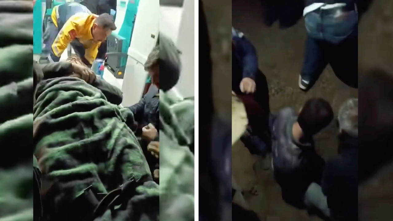 Beton santralinde korku dolu anlar: İşçi kuma gömüldü