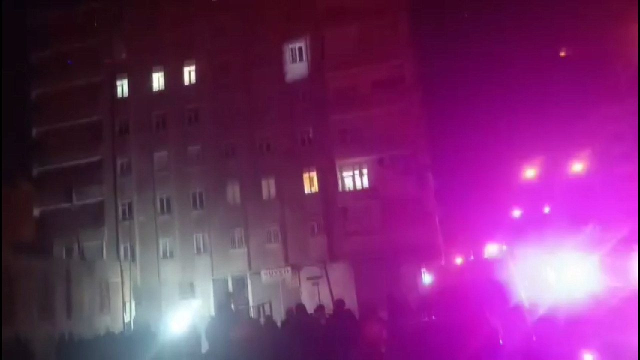 Diyarbakır’da kolonlardan ses geldi: 8 katlı apartman tahliye edildi
