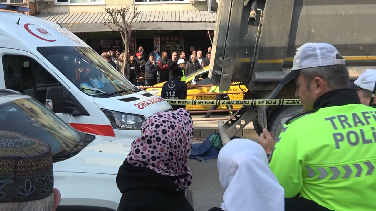 Kamyonun ezdiği yaşlı adam hayatını kaybetti