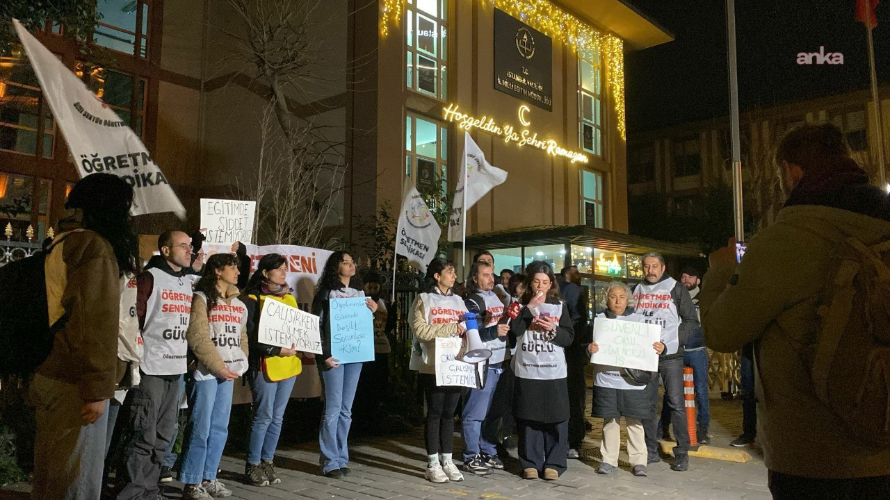 Öğretmenlerden öldürülen Fatma Nur Çelik için 'yas nöbeti'