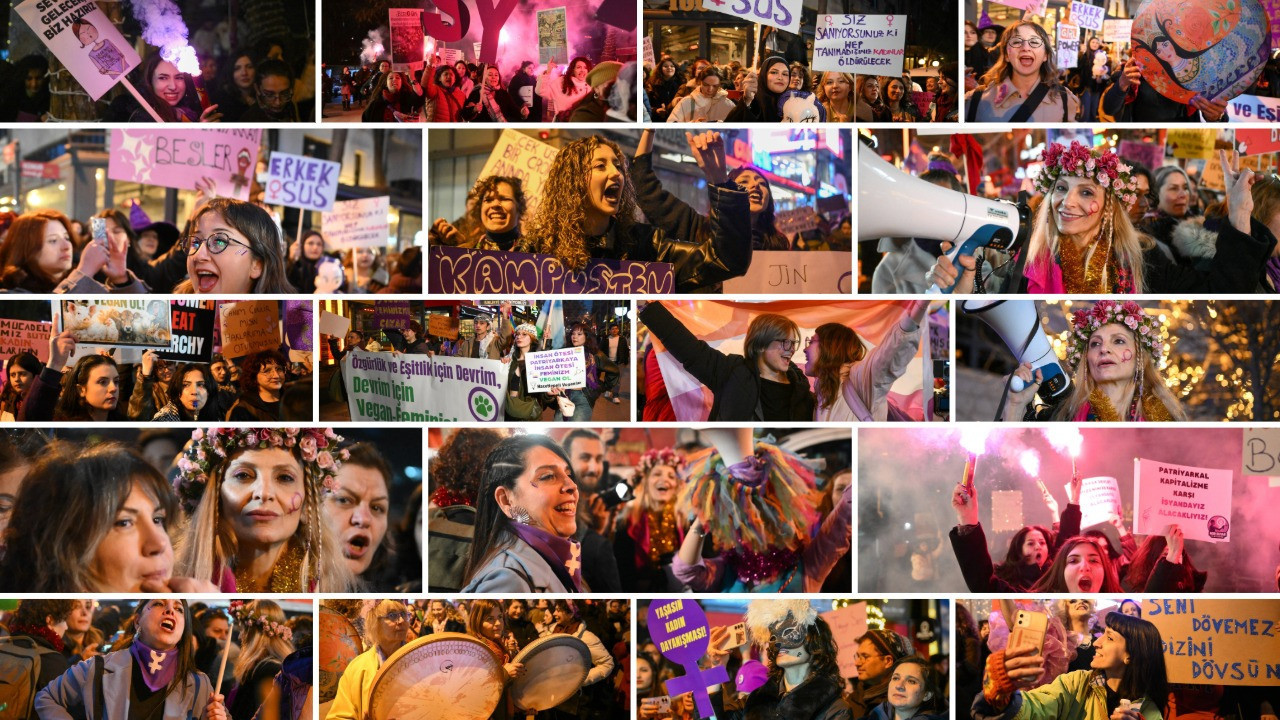 Ankara’da kadınlardan 8 mart yürüyüşü: “Susmuyoruz, korkmuyoruz, itaat etmiyoruz”