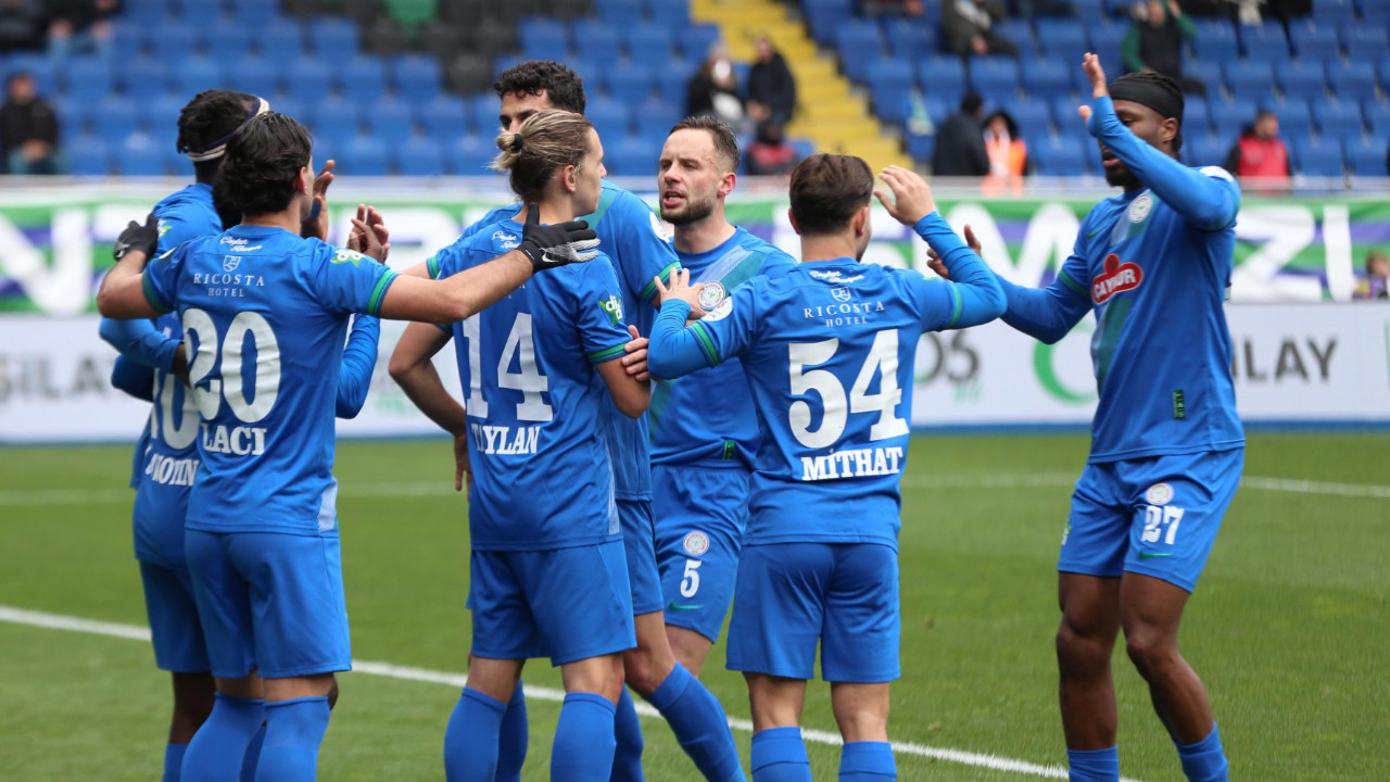 Çaykur Rizespor, Antalyaspor'un fişini erken çekip 3'te 3 yaptı: 1-0