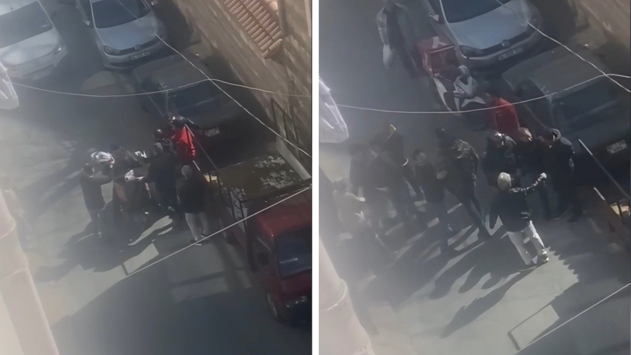 Motokurye ile araç sahibi birbirine girdi: Yarım saat sonra geri döndü