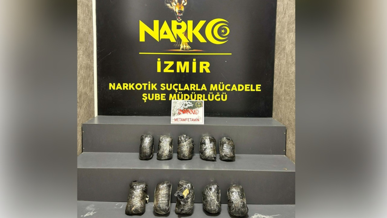 Narkotik köpeği ‘Alis’ yakaladı: Araçta 10 kilo metamfetamin çıktı