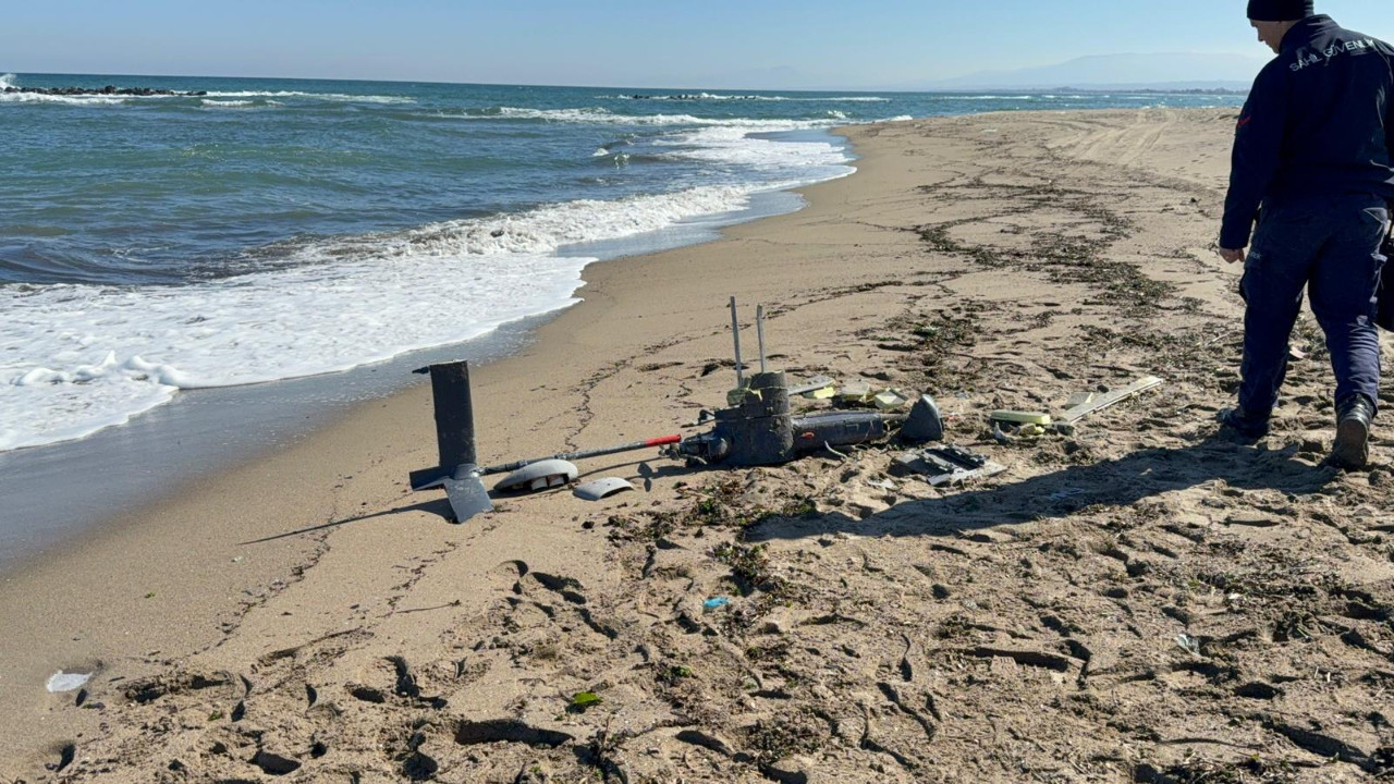 Sakarya'da sahile İHA vurdu