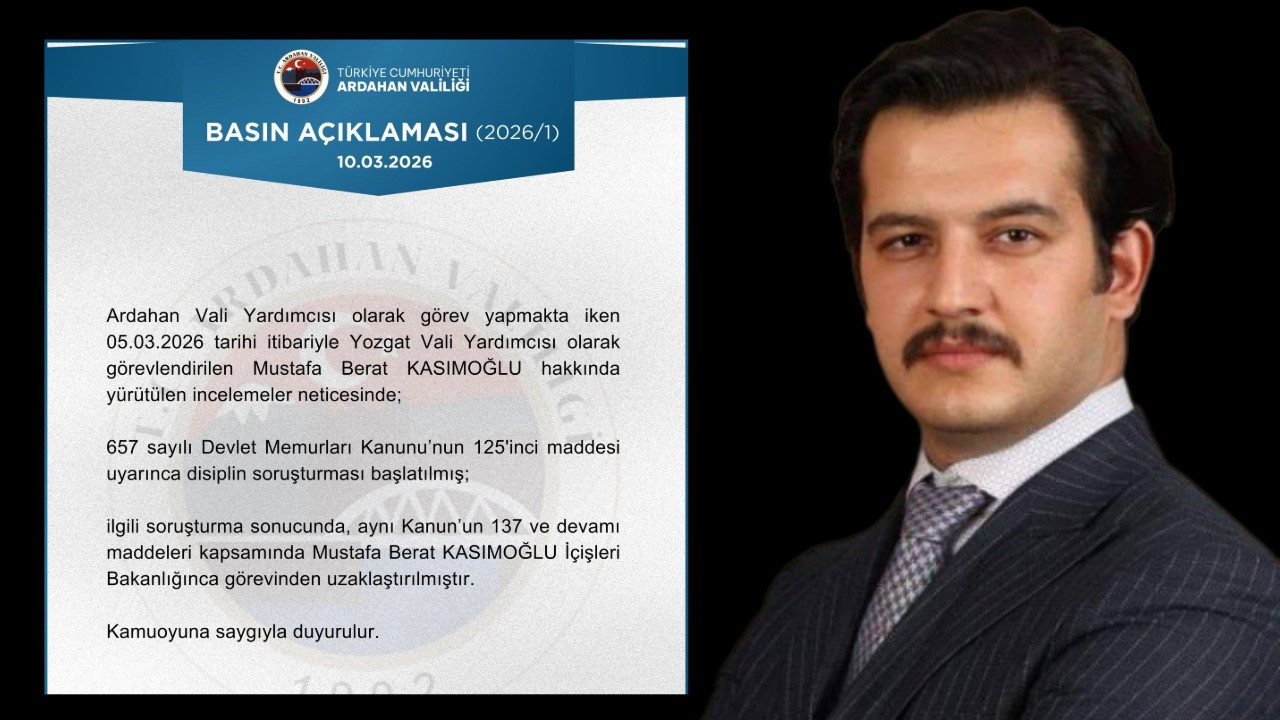 Vali yardımcısı görevden uzaklaştırıldı