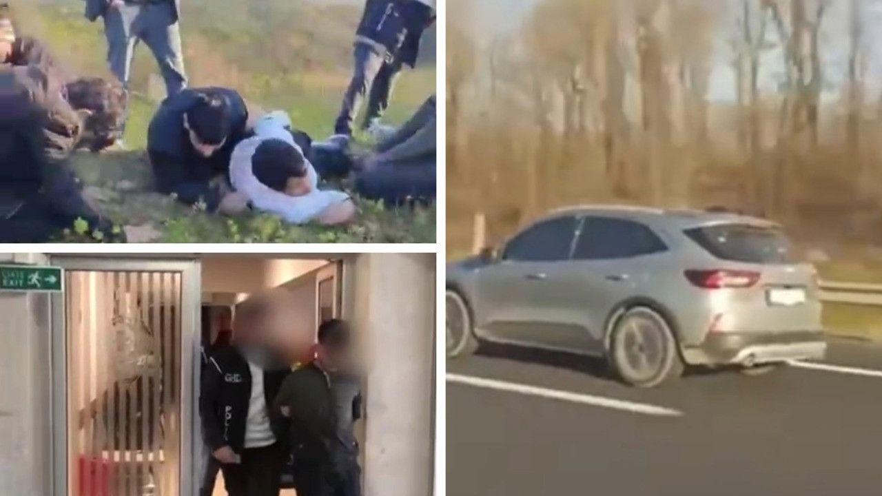 Polisin takibe aldığı cipten 6 kaçak göçmen çıktı