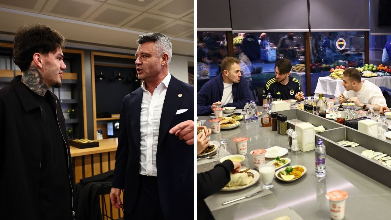 Sadettin Saran futbolcularla iftarda buluştu