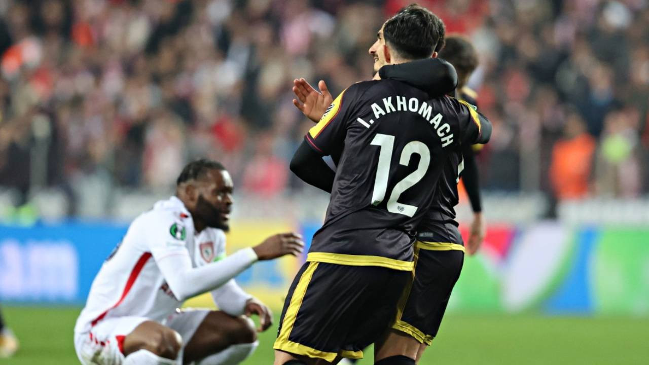 Samsunspor çeyrek finali zora soktu! Kazanan Rayo Vallecano oldu: 1-3