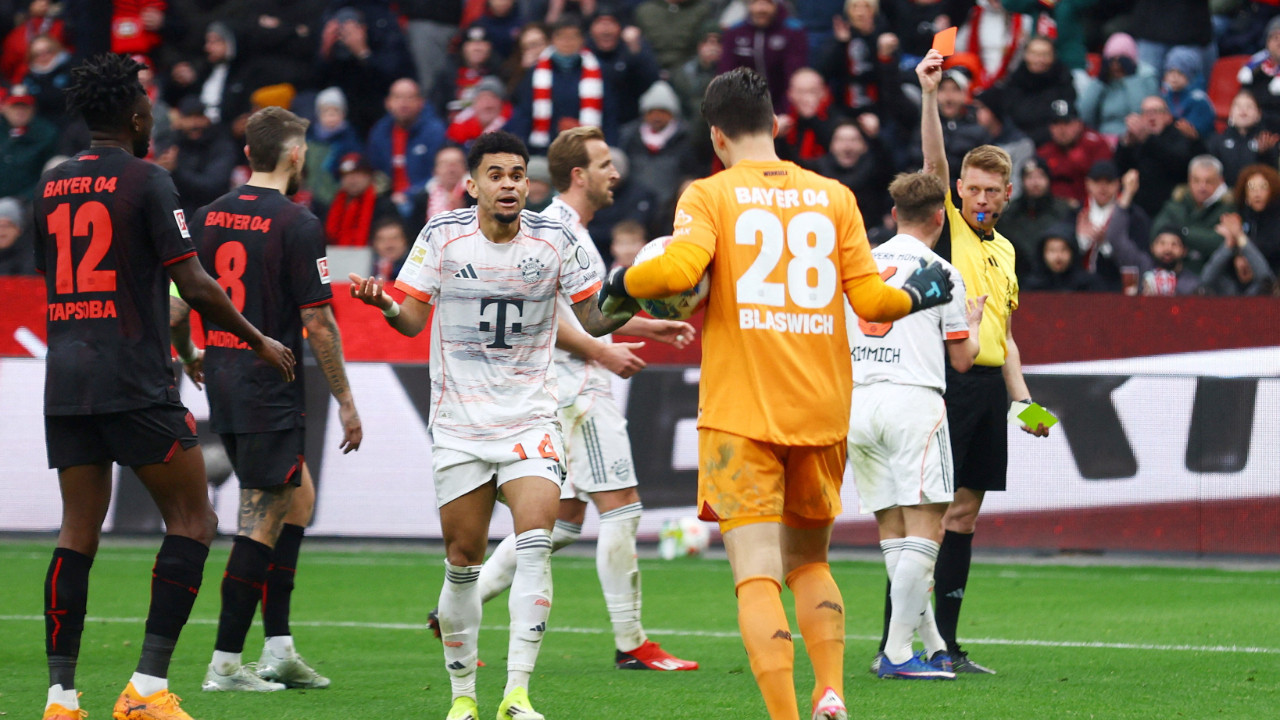 Bayern Münih 9 kişiyle 1 puanı kaptı: Leverkusen'de çılgın maç