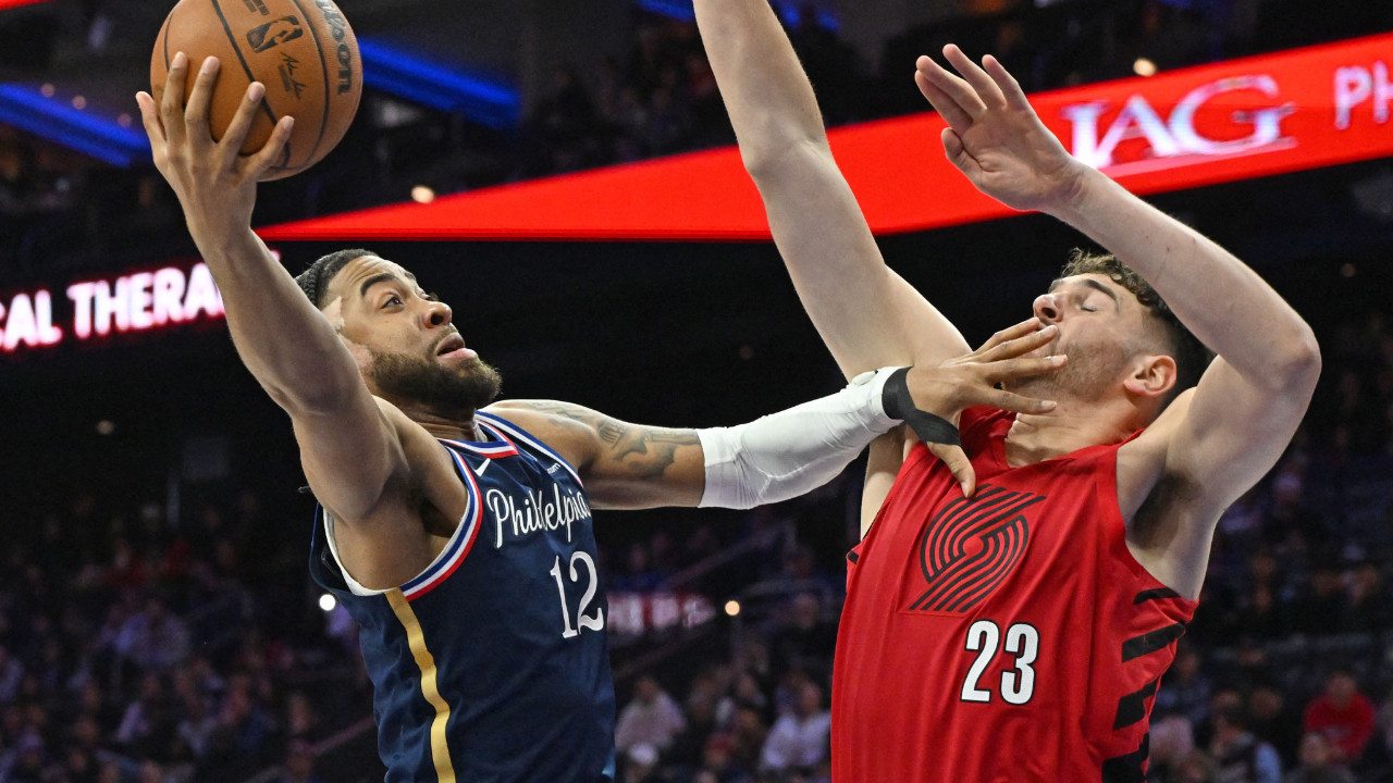 Adem Bona 2-6 oynadı: Philadelphia, Portland'ı 6 sayı farkla yıktı