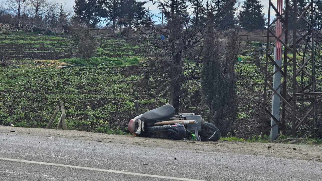 Antakya-İskenderun yolunda feci kaza: Motosiklet sürücüsü hayatını kaybetti