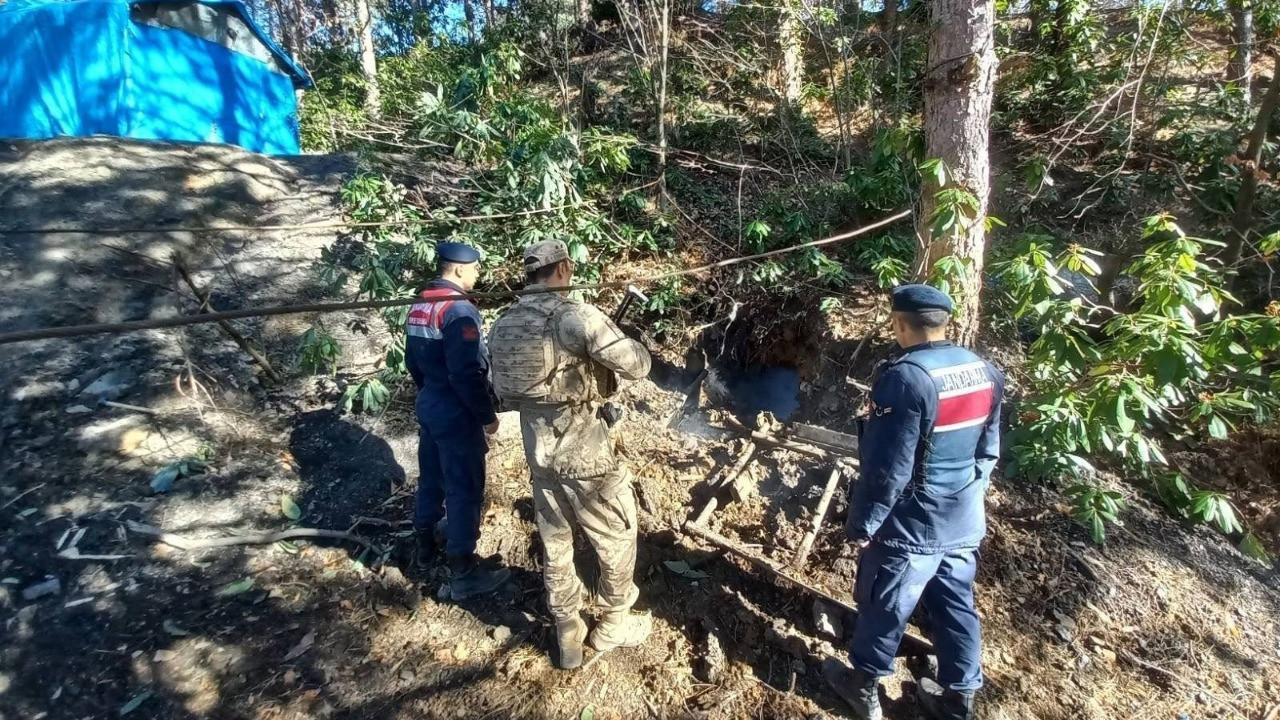 Kaçak maden ocakları imha edildi