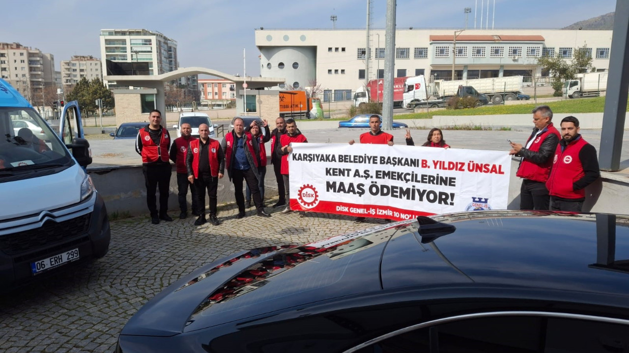 Belediye başkanı işçilerle bayramlaşamadı