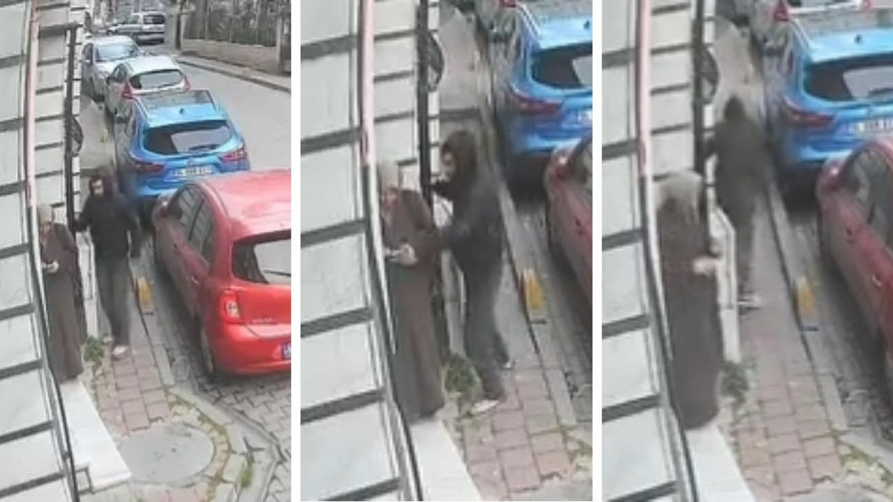 Saniyeler içinde kapkaç: Kadının dalgınlığını fırsata çevirdi