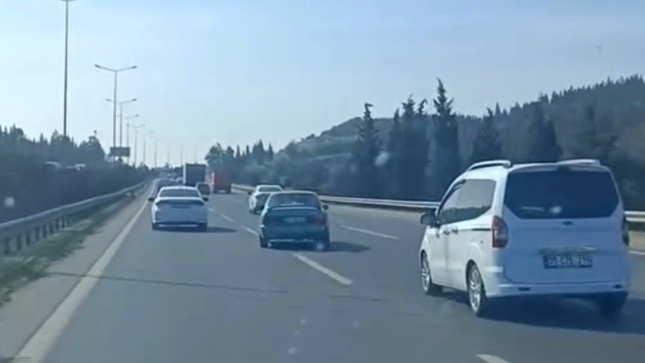 Otoyolda makasa 90 bin lira ceza