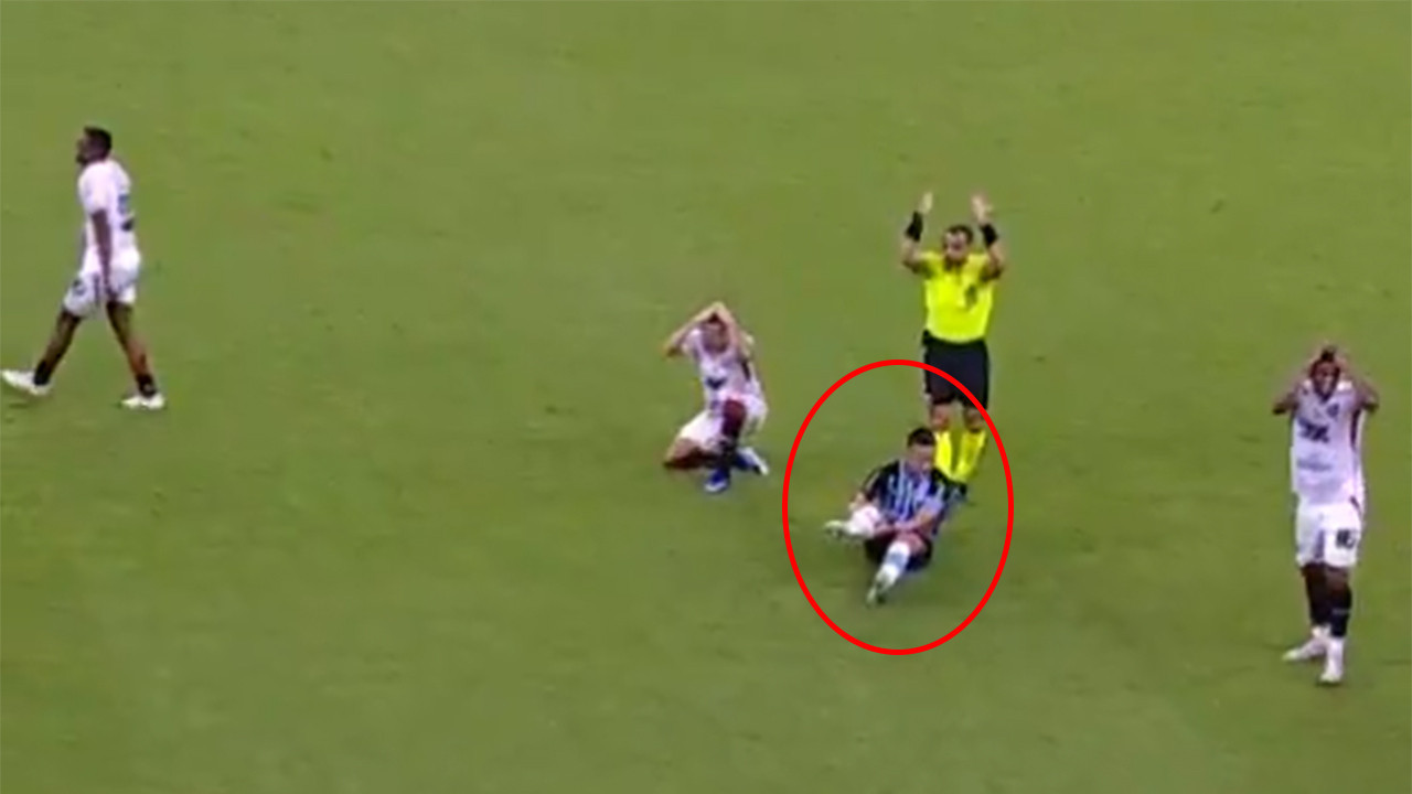 Korkunç sakatlık: Marlon'un haline rakip futbolcular bile ağladı