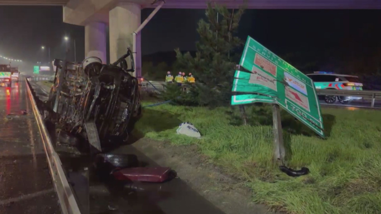 Kuzey Marmara Otoyolu'nda kaza: 1 ölü, 1 ağır yaralı